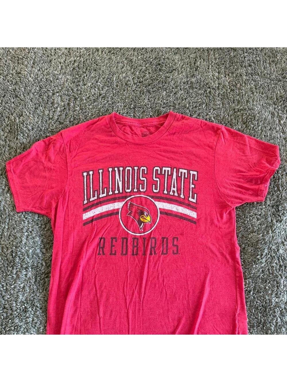 Illinois State Redbirds Red Graphic T-Shirt